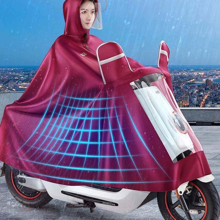 雨389衣电动摩托车长身款全防暴雨男车女款雨披加电瓶大加厚男女