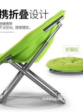 轻奢折叠椅台阳家单用午休午SXY睡带靠背椅躺子孕妇懒人沙发人月