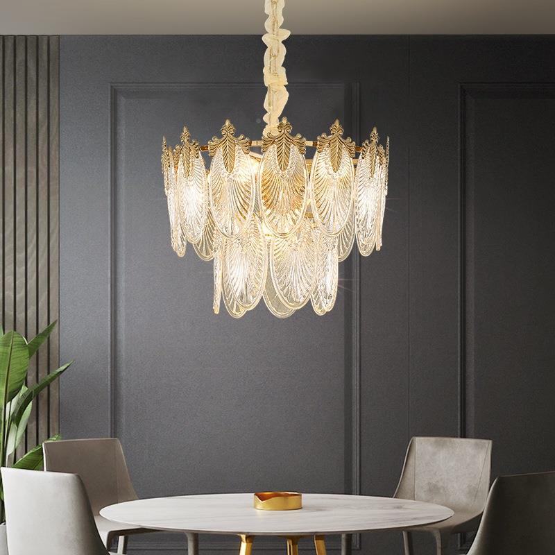 奢5013水晶客厅吊灯2025年轻款式现代简约法餐厅主卧室高档灯新具