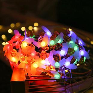 led阳能灯串G40能户智KZM外装 发饰彩灯氛围灯光蜜蜂串灯露营太灯