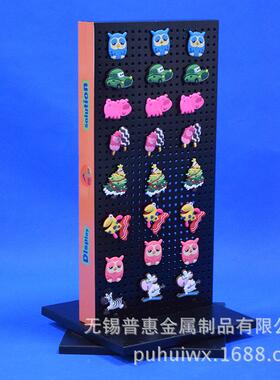 店铺旋陈列道具板具展示PHY128道具促销道冰箱贴展示架洞洞转促销