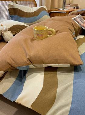 纯棉被套单件加厚被磨毛秋冬10全棉单人简3约双人罩150x200XSXx20