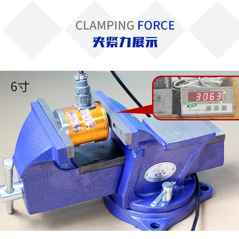 台虎钳重型钢小型方台钳美式钳工虎钳工作台42415608121寸