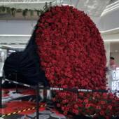 巨型花520装 户活动VLK饰美外陈大型手捧玫瑰花网红拍束照打卡摆件