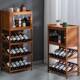 家红酒子置物架用小放酒柜酒架F97MS6J8格子吧台展示架酒装 饰简易