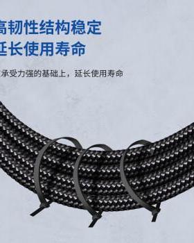 凯士士KSS)CV-280XLB超8MNJ宽尼龙扎线带(12.7*20mm黑色100型/包