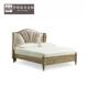 福溢家居OOKYIK意式 浅灰色布床艺双人F主木卧室LIL床实雕刻公主床