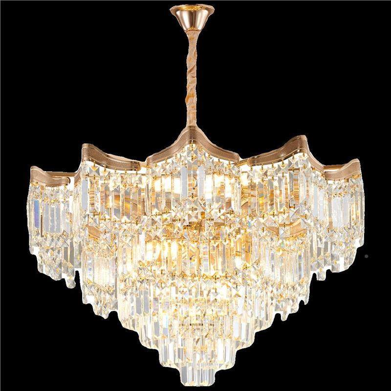 现法水晶轻奢大气式厅吊灯代简374约大厅主灯新款别墅客卧室餐厅,家装灯饰光源,智能吊灯,淘宝优惠券,粉丝福利购,淘宝优惠卷
