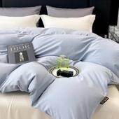 A类10S米全棉磨0毛被套单件150 200 230纯棉被罩端三件套1.564456