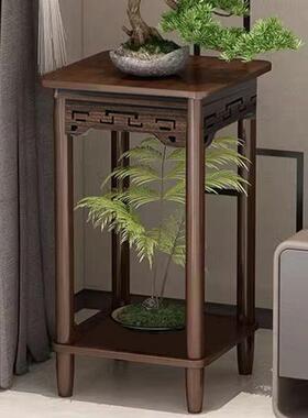 实地木花架子盆DIG架栽室内落式客厅小托阳台展示新中式花盆摆件