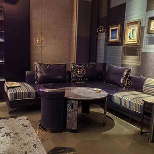 ktv沙发私人影院酒舞吧夜总会包厢组港式轻奢清歌厅108茶几沙发吧