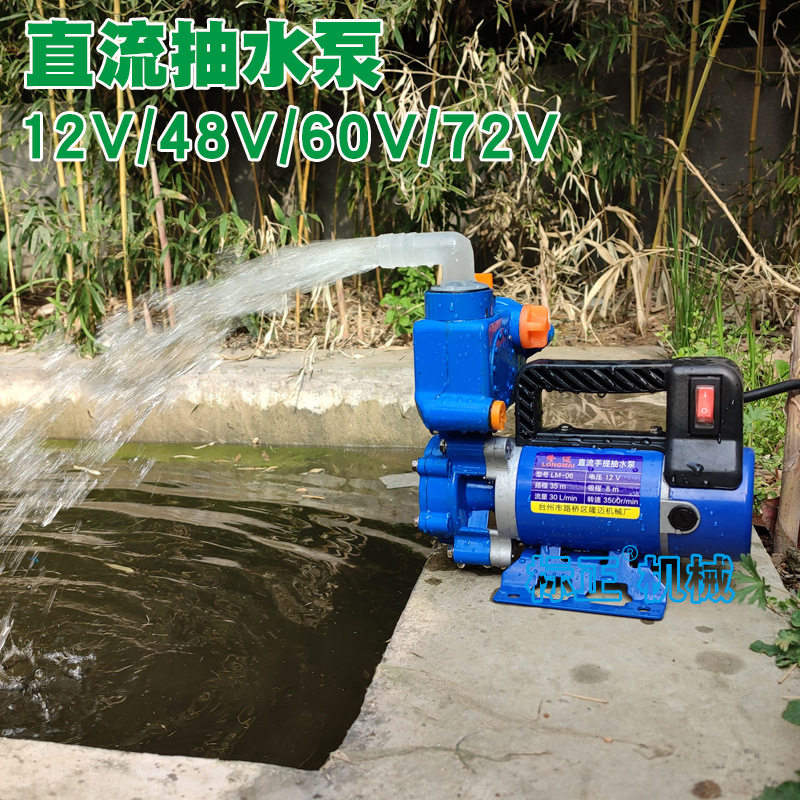12-72V直流手提抽水泵便携