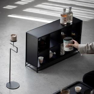 艺茶小棚架子铁茶具架上FAR收纳置物架博古架桌多宝阁展示架