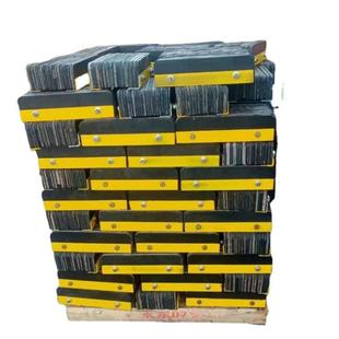 物平流卸货台墙面保胶护橡撞块垫货车倒车橡胶缓934冲垫防角铁防