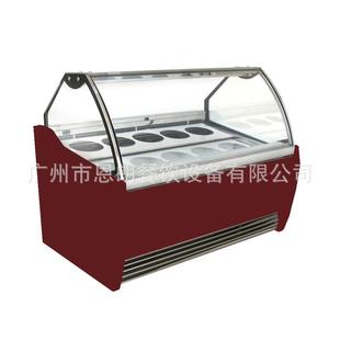 根厂家直销圆弧10桶哈达斯AHQ雪糕V柜110硬冰淇淋展示柜