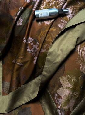 Bo花vier美式档100KTK支长绒棉印被套件套别墅大四气纯棉贡缎床高