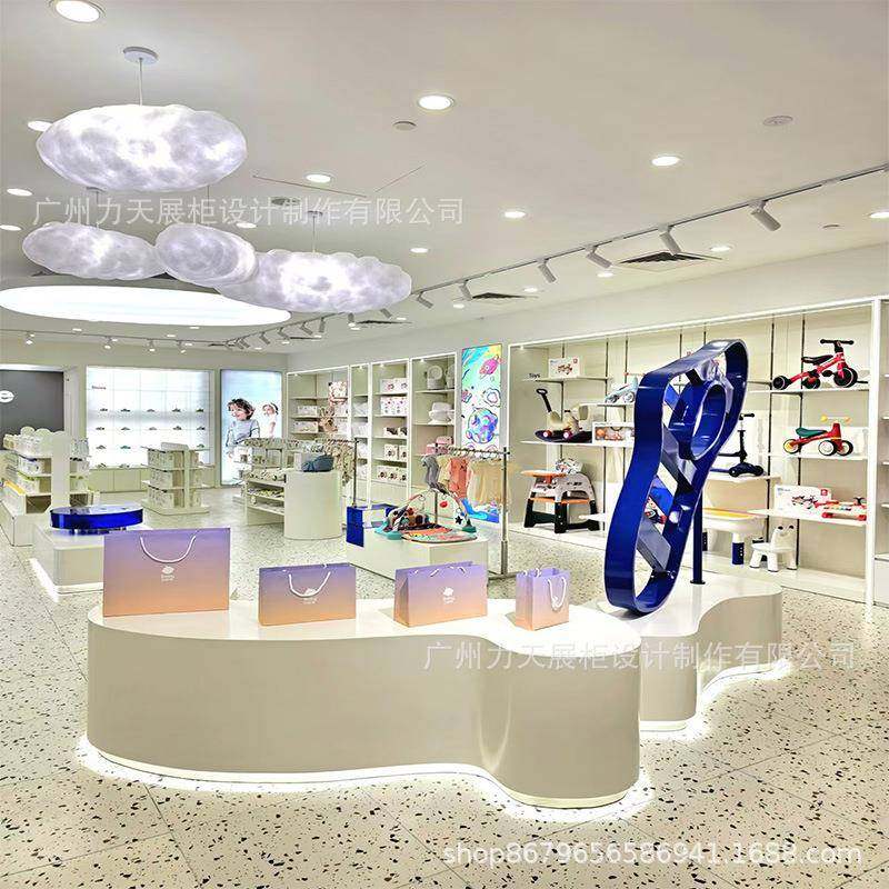 多功能母婴饰品冰展柜中岛堆头货示869架儿童柜玩具列柜产品陈促