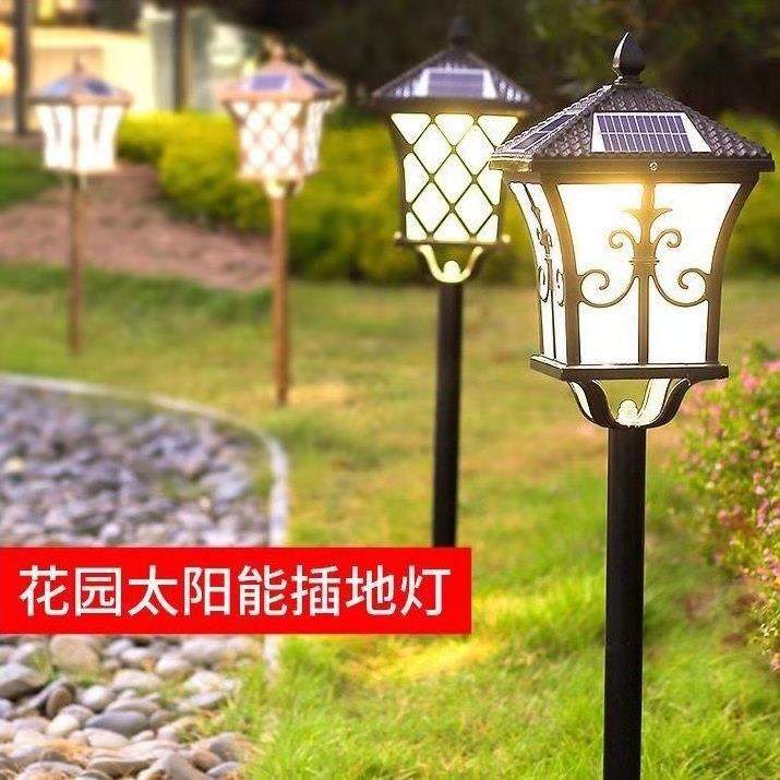 太阳能柱头灯LED户外防水庭院别墅墙头围墙柱子大门口家用门柱灯