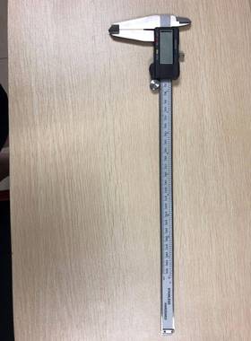 供货300mm不锈钢电子数显游标卡尺黑色塑料头金属卡尺
