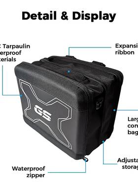 适用于宝马BMWR1200GSR1250GSF750GS内胆包后座包防水多功能