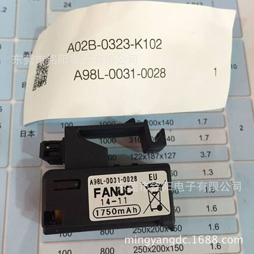 原装发那科A98L-0031-0028A02B-0323-K1021750mAHFANUC电池