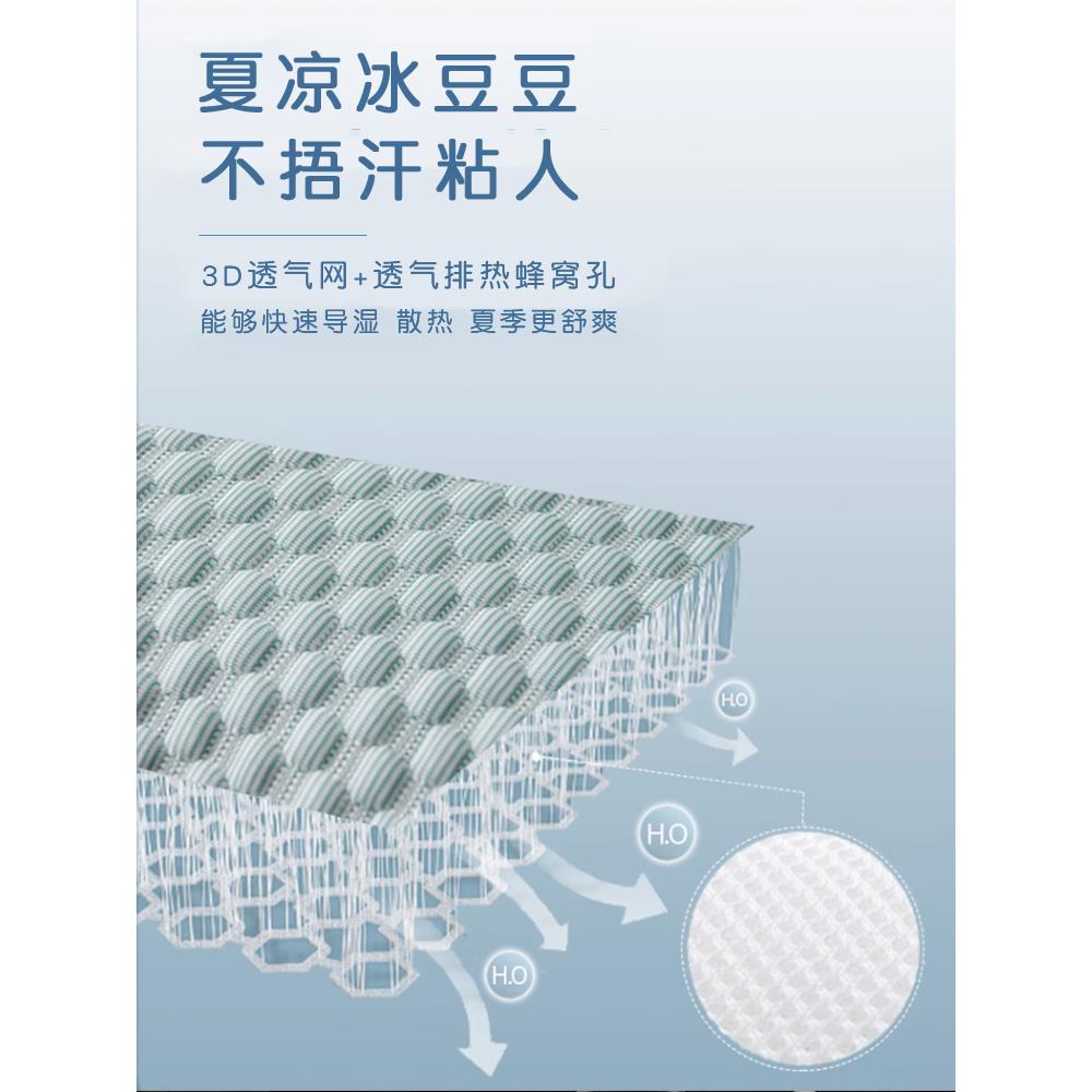 夏季凉护腰靠垫坐垫席靠背一体办座dc010 公室椅靠子冰丝腰枕椅靠