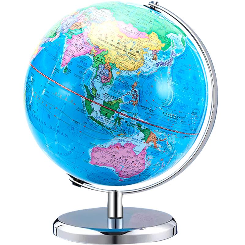 正版202年新版世界地球仪高清学生用3d凹凸立体悬浮小初中生A台R
