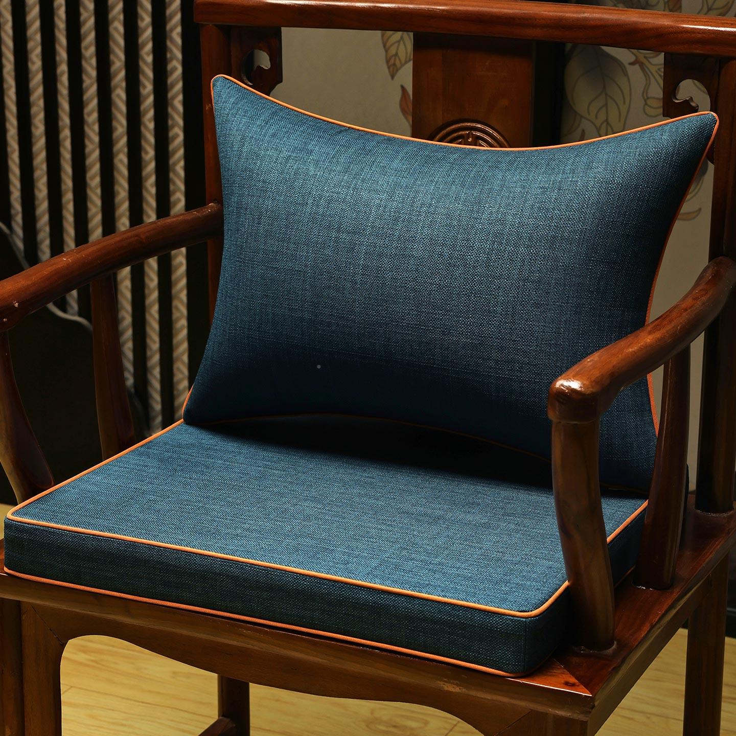 红木椅坐垫中式实木圈椅太师椅加厚官景际帽子茶椅椅垫座沙发垫垫