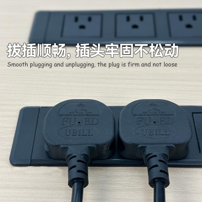 桌嵌入式插座英面标标多位插孔柜YY-5213C口家美具子内嵌家具办公