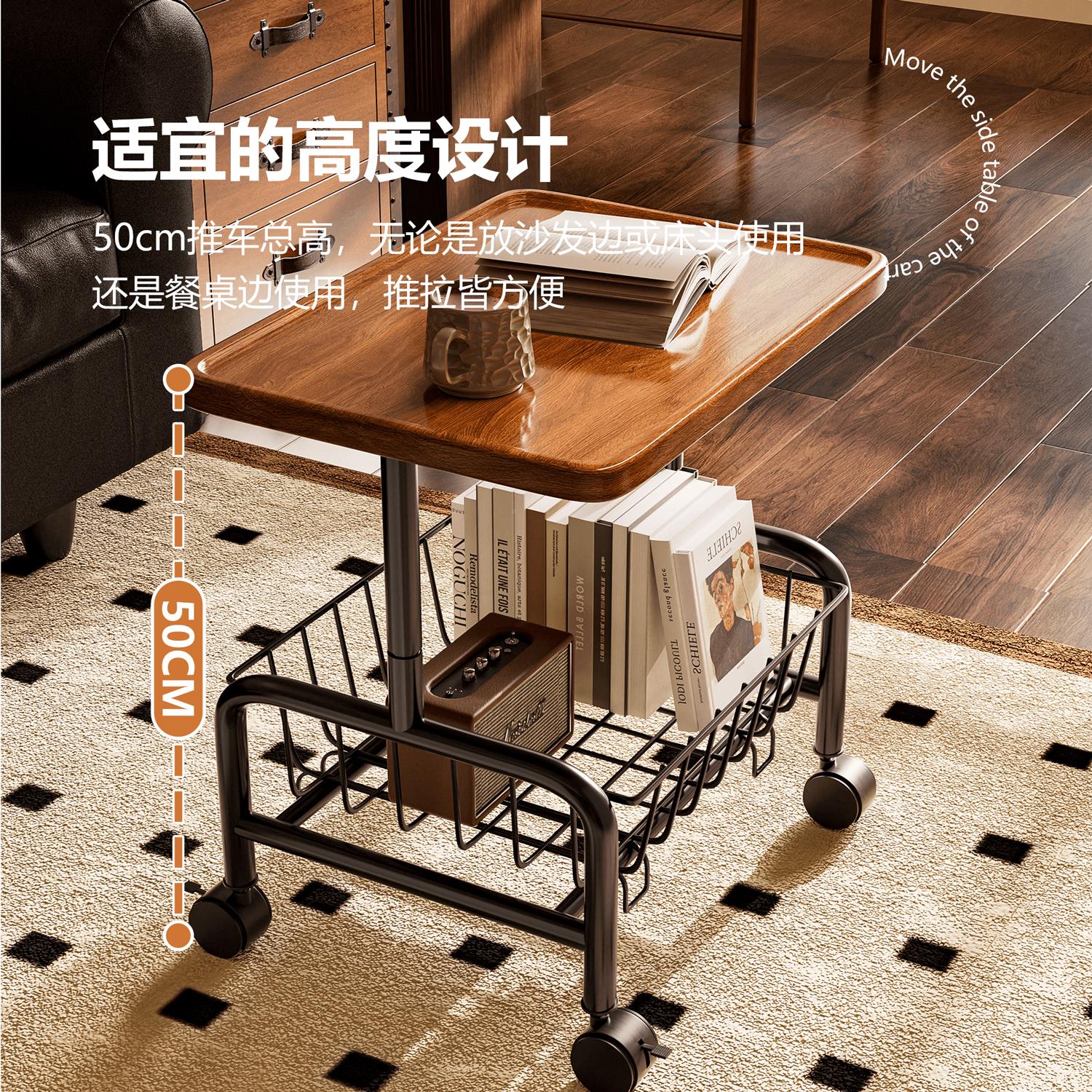 沙发几边几边柜角边赞弥客厅小推车创意几小茶北欧卧桌室床边小桌