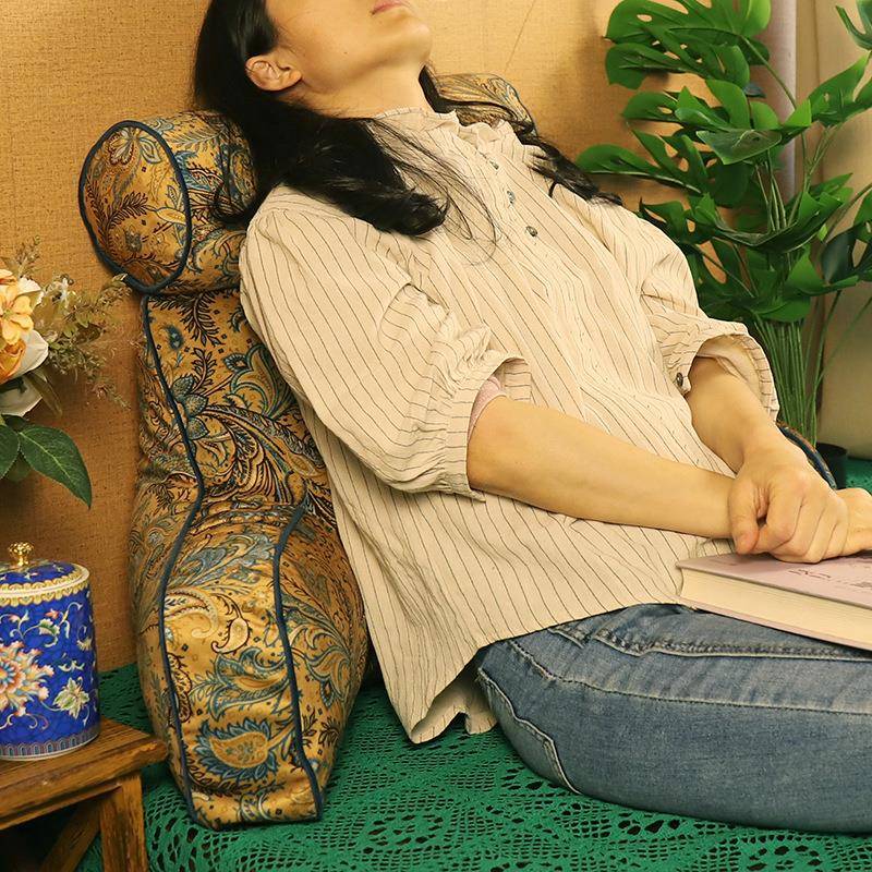 腰P66D美式美式床头床头加靠枕护颈护靠垫飘窗台人孕妇喂奶沙发高