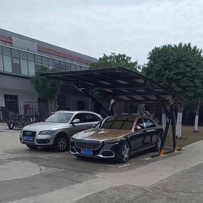 P型C用阳小光板汽车家停车棚区露0001天车位防违建K字遮阳棚防雨