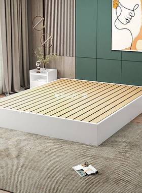 榻榻米床地式床架宾1.8x2米空架子落框架超厚馆床卧床ILT室架