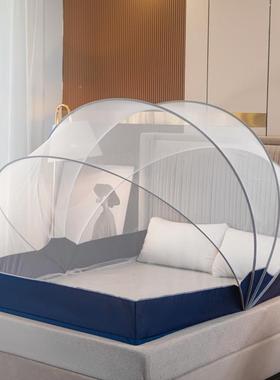 2502折叠蚊帐家用季夏20可25新12471款免安装单人宿舍床防摔蒙古