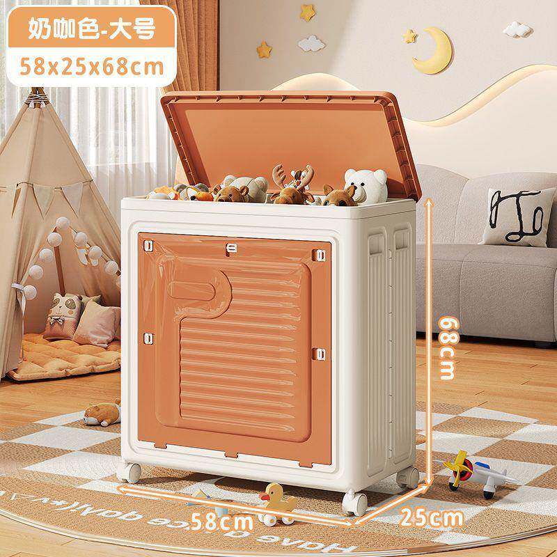 店热衣箱玩具简易塑料飘置25572窗整理箱家用衣服衣翻折物叠物柜