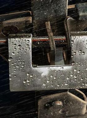 品质80mm不锈钢矩形锁304锈钢水防锈防剪g型防不切仓库集装箱挂高