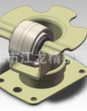 江龙免护货物输场机轮子工业脚轮机运场运输脚轮250维KG尼龙33258