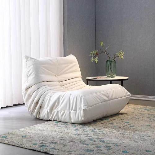 毛毛虫沙发togo阳台休单人闲椅现代厅可躺奶RMR可睡客油躺卧懒人