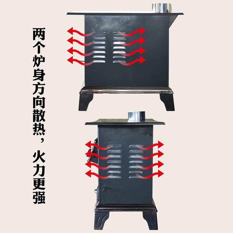 移动烧柴火灶台轻便式救取暖一体灾式两用煤021911烤火柴炉户炉外
