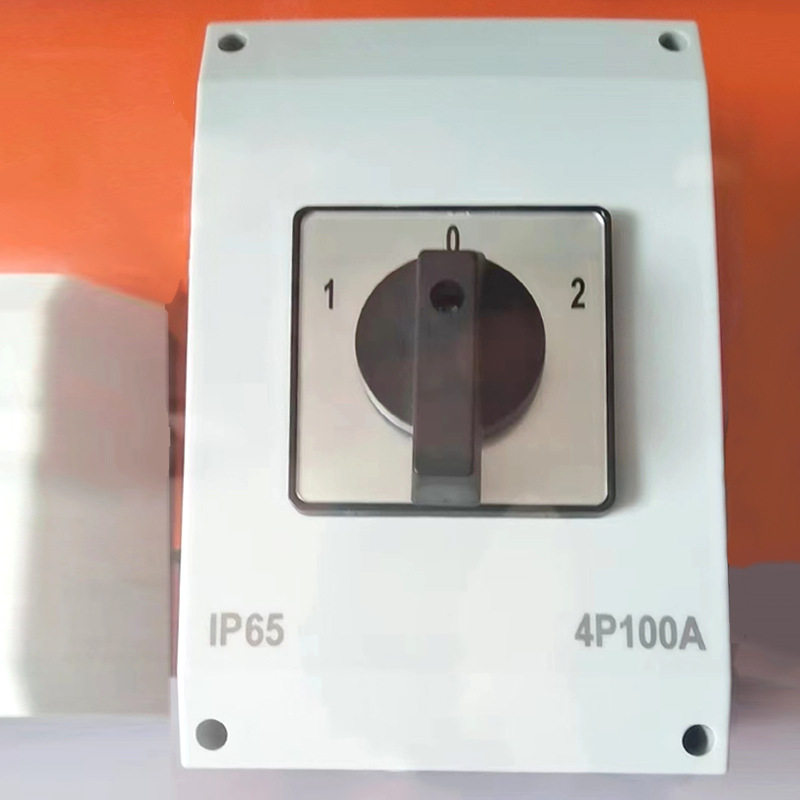 厂家倒顺转换开关型号齐全双电源开关4P100A UKT5防水转换开关