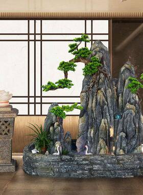 大型假山户外喷泉阳园台花庭院GQM流鱼池别造景景观循环水墅摆件