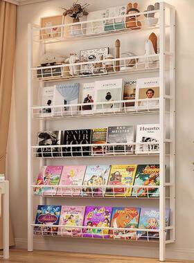 书架铁道艺儿童架一体墙挂mh-85置物过收纳柜薄柜壁挂窄柜门后靠