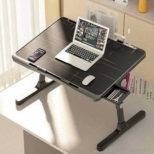 床上桌子懒人简小易书桌学WZZ飘生宿舍叠学习桌可升降折电脑桌家