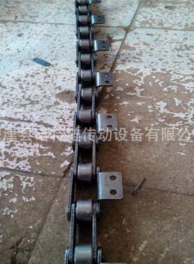 厂家链不HOG钢输送链标条节距100双侧弯锈板链条非重型条