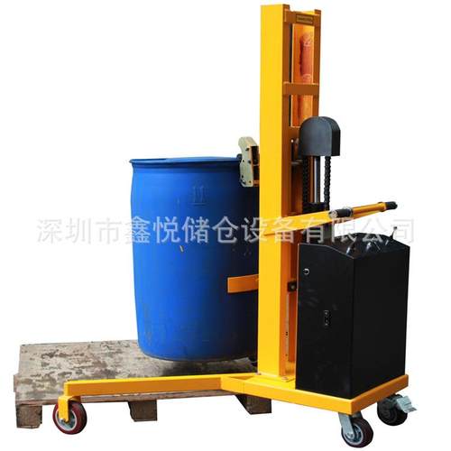 直角支腿半391电油桶堆高车TF300鹰嘴运动升搬高油D桶车