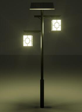 新院款太阳能接电两用观led庭灯小区户20200909外防水式仿中古园