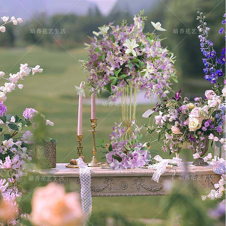 新款摆婚庆仿真花酒店餐厅KTV吧酒桌面件宾区桌ZAN花电镀花器迎橱,鲜花速递/花卉仿真/绿植园艺,仿真花,淘宝优惠券,粉丝福利购,淘宝优惠卷