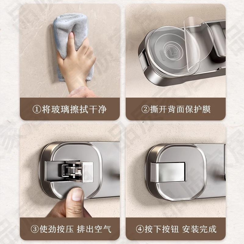 置物架挂衣架打孔壁挂吸盘入户门粘钩门后挂钩承重德国免粘钩