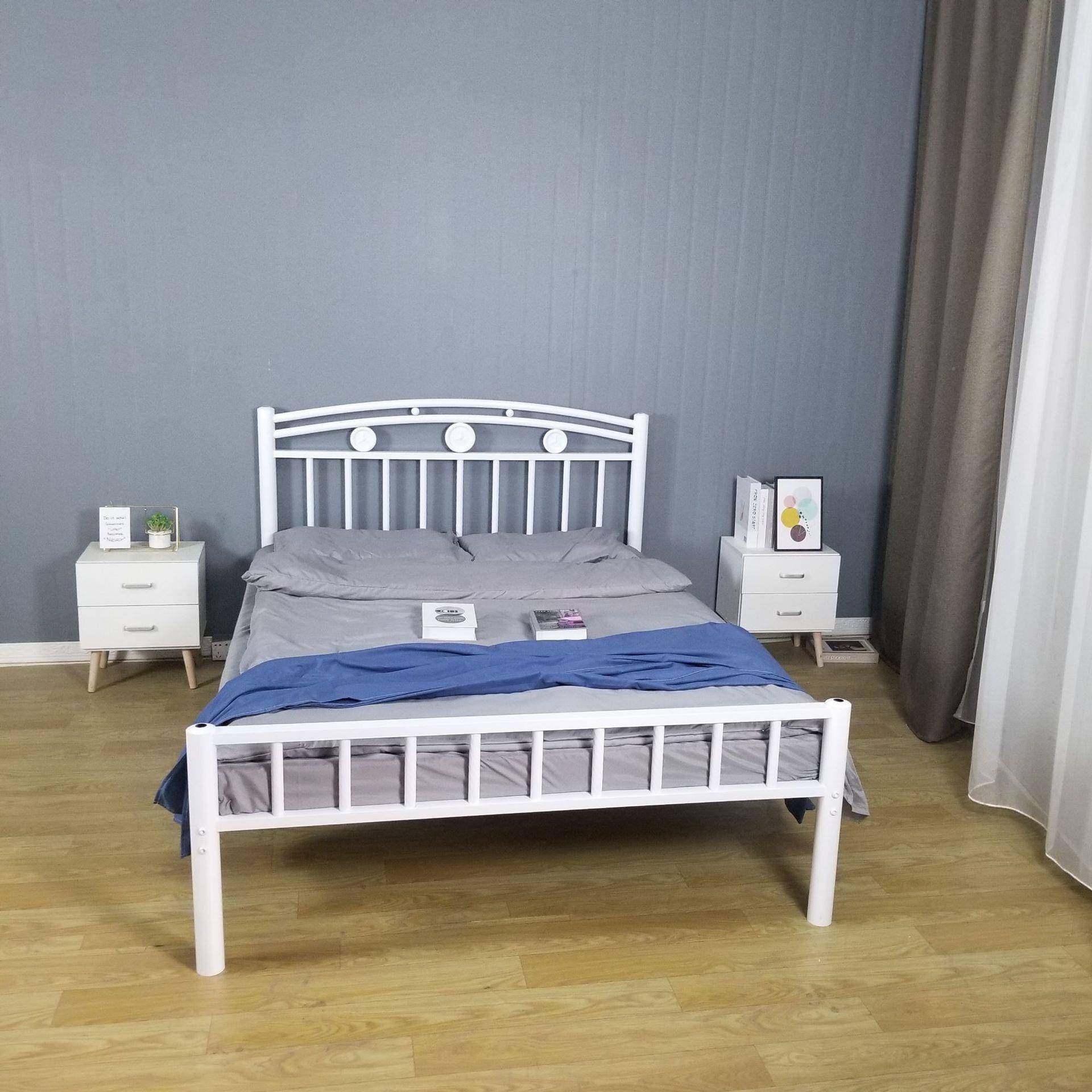 304加厚不锈钢床15单双.人床18现钢代简约公寓出.租ZT-D01A房架床