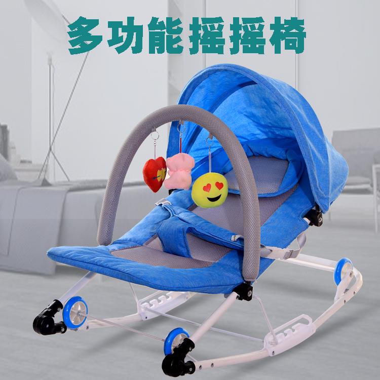 厂价摇直销婴儿摇床摇摇携椅摇床推车可折叠便哄宝96156宝躺椅
